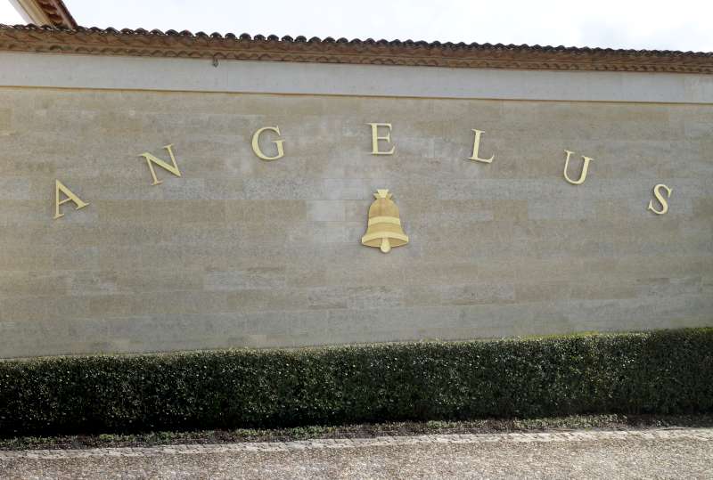 On the way in to taste Chateau Angelus